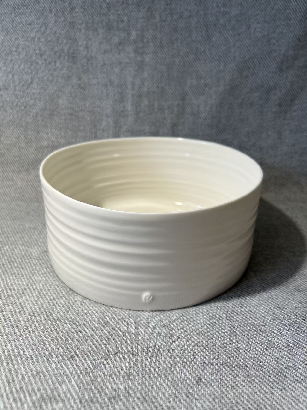 X004 - Kris Coad - Contemporary Handmade White Ceramic Bowl