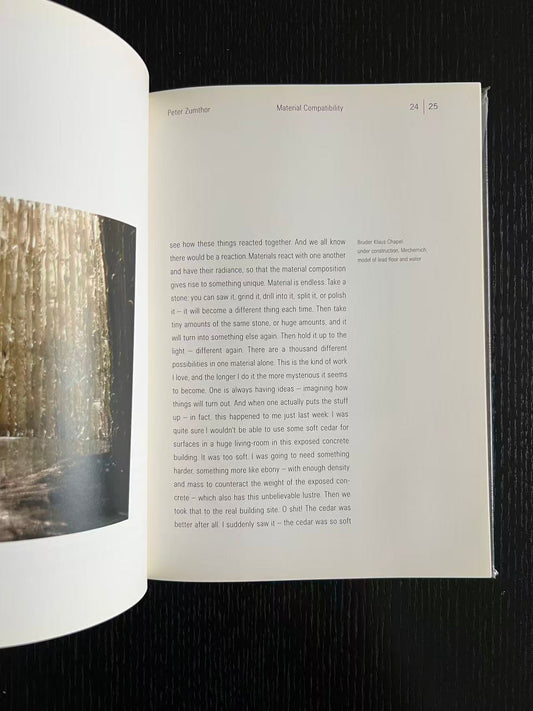 Peter Zumthor Atomspheres