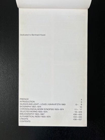 Louis I. Kahn : Œuvre complète 1935-1974