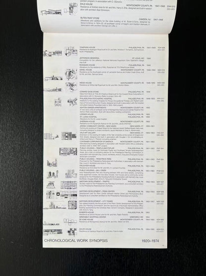 Louis I. Kahn : Œuvre complète 1935-1974