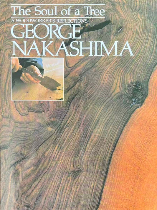 Book cover of 'The Soul of a Tree' by George Nakashima on a dark background